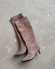 Zoi vizon süet çizme