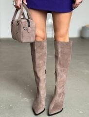 Zoi vizon süet çizme