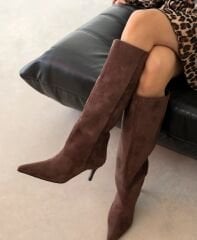 Sienna kahve süet çizme