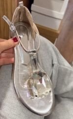 Verita Silver Sandalet