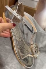 Verita Silver Sandalet