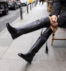 Mona siyah flotter çizme