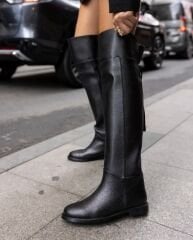 Mona siyah flotter çizme